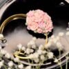 BRACELET PEACH AND PINK FLORAL