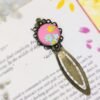 PINK AND YELLOW BOOK MARK