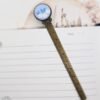 BLUE AND WHITE BOOK MARK
