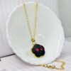 BLACK AND RED PENDANT
