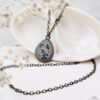 BROWN AND GREY PENDANT