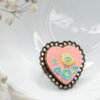 Yellow birdie finger ring